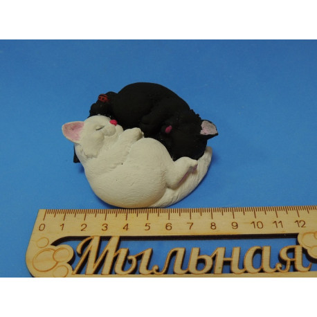 Форма 3D Кошки инь-янь