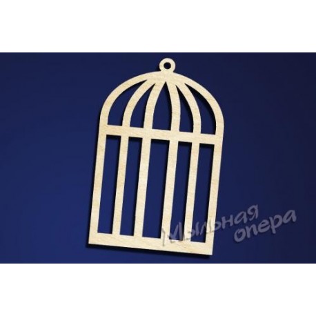 Заготовка для декупажа Бирка Клетка 4