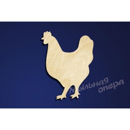 Заготовка для декупажа Бирка Курица