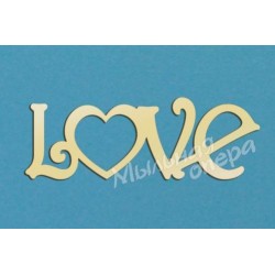 Заготовка для декупажа Надпись Love 8