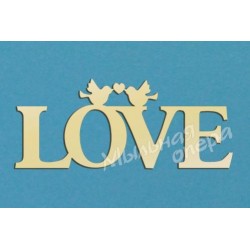 Заготовка для декупажа Надпись Love 2