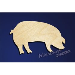 Заготовка для декупажа Бирка Свинья