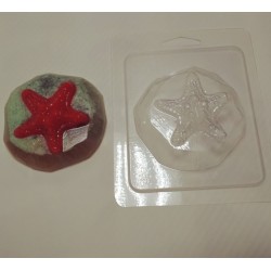 Форма ПВХ Морская звезда на камне