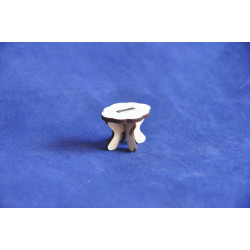 Кукольная мебель Petite Пуфик 2,5х3х2,5 см